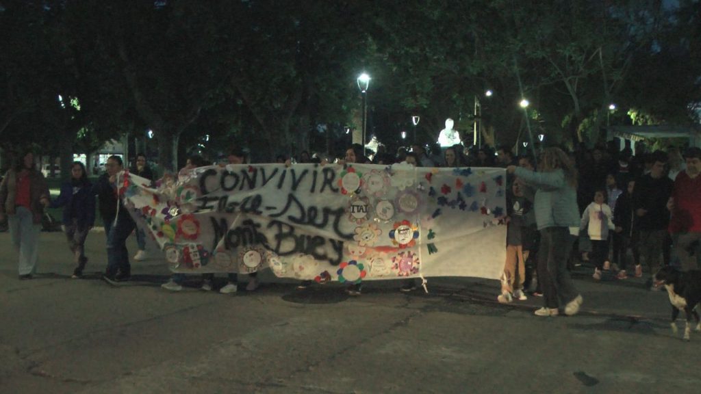 Monte Buey caminó por la inclusión